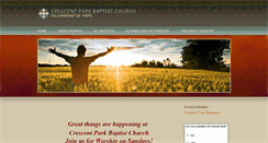 Desktop Screenshot of crescentpark.org