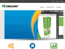 Tablet Screenshot of crescentpark.com
